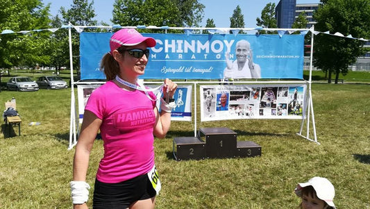 Sri Chimnoy 50+ km Győr, női 2. hely