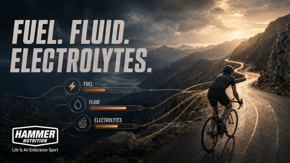 Miért érdemes külön kezelni az energiát, az elektrolitokat és a folyadékot hosszú sportterhelés alatt? - Hammer Nutrition CEE