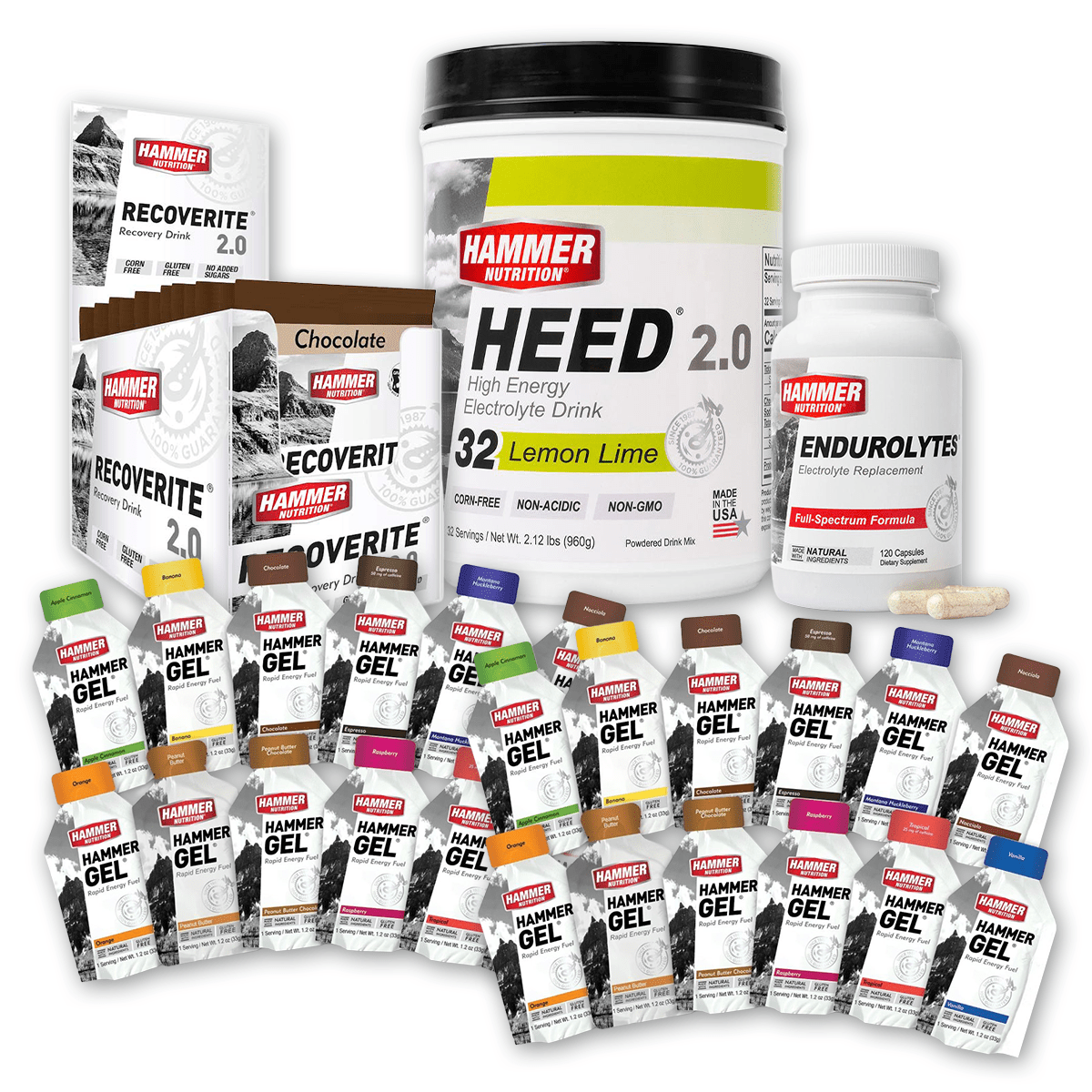 Ultrabalaton Frissítőcsomag – 10–13 fős csapatoknak - Hammer Nutrition CEE